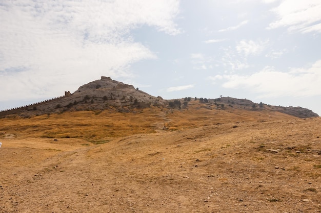 Genoese fortress in Sudak on the Black Sea coast