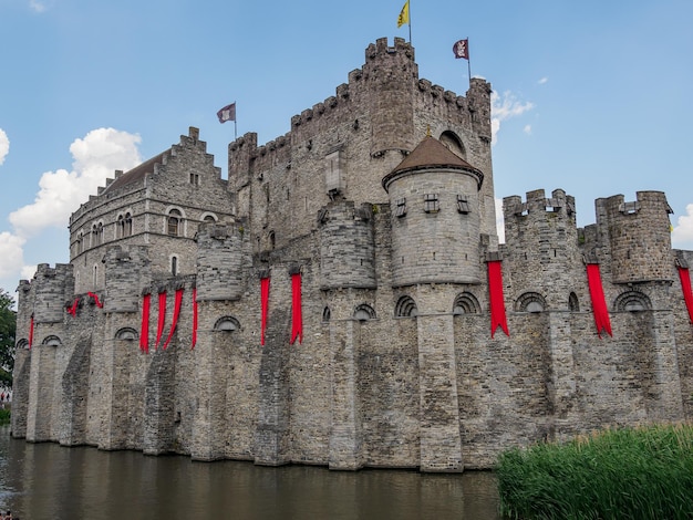 Photo gent city in belgium