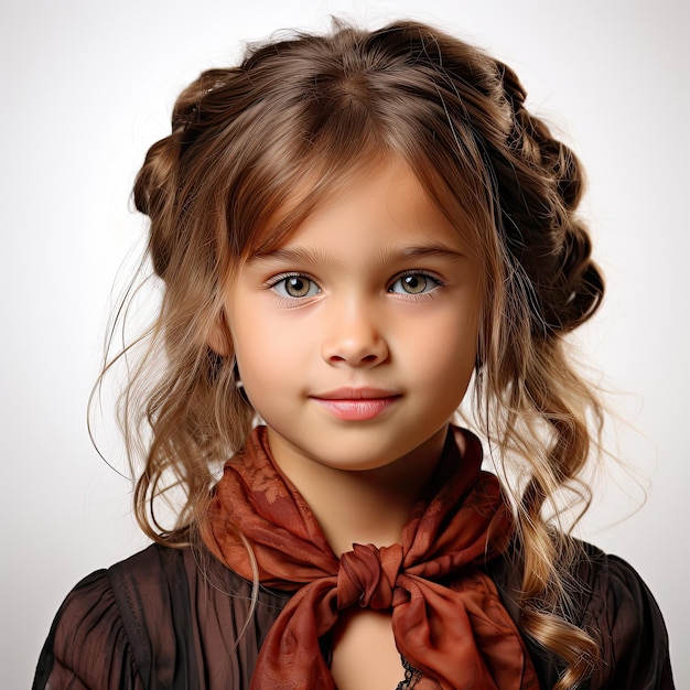 Gentle 6YearOld Slovakian Girl with Soft Eyes