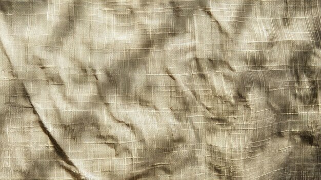 Gentle Beige Linen Fabric with Delicate Woven Texture