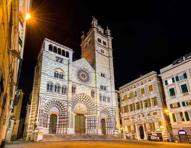 Genua kathedraal van saint lawrence - italië