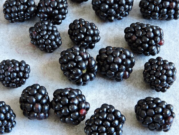 Genuine blackberries.