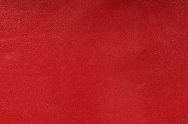 Genuine red leather texture for background