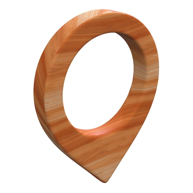 geo map pin 3d render