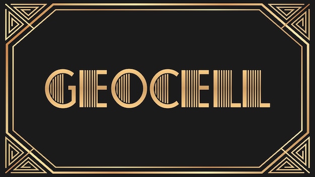 Photo geocell jazz gold text