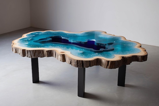 Geodeinspired Resin Tables