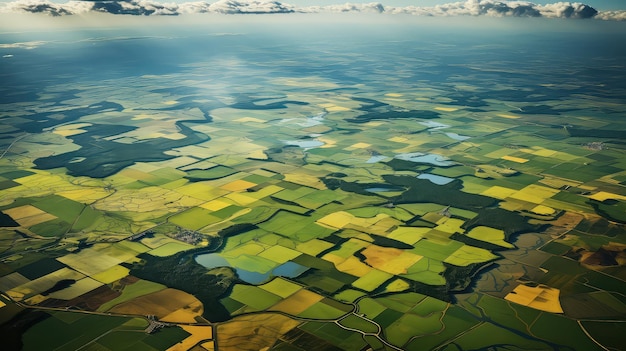 Photo geology dissected plateau landscape