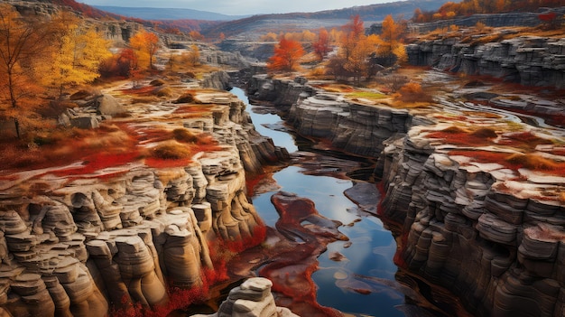 Photo geology dissected plateau landscape