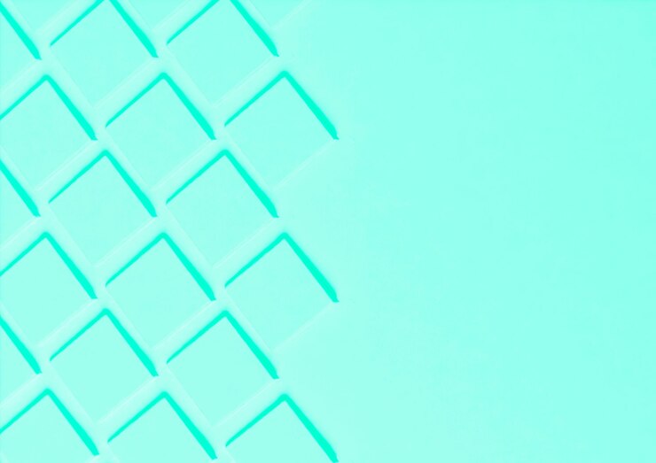 Photo 하프 사이드 큐브 디자인으로 기하학적 3d 배경
