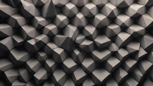 Geometric 3d polygonal concrete background