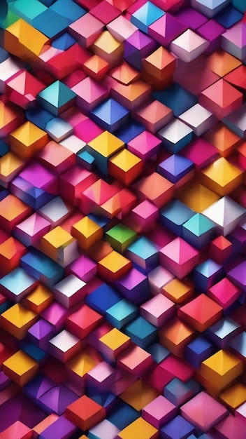 Geometric abstract background low poly design