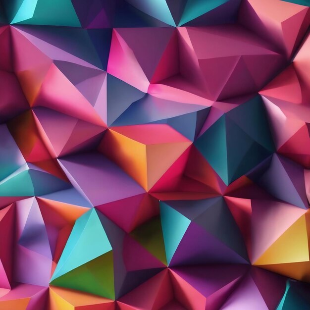 Geometric abstract background low poly design