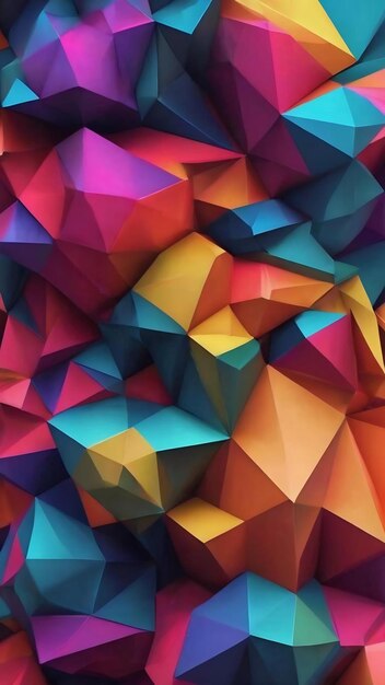 Geometric abstract background low poly design