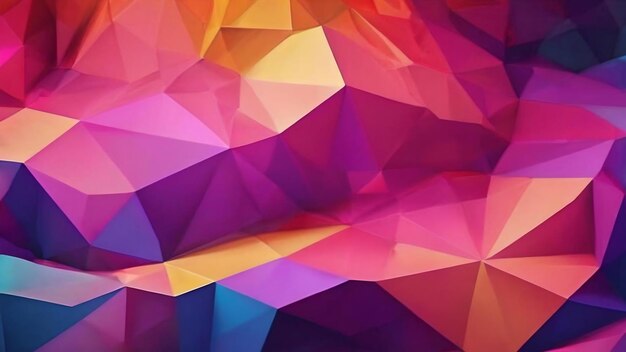 Geometric abstract background low poly design