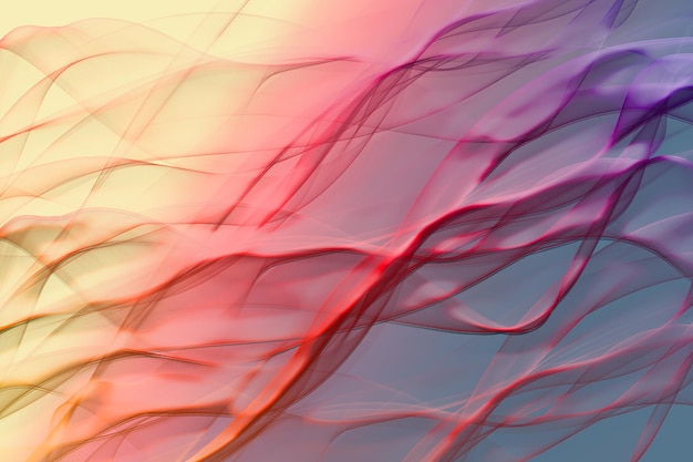 Фото Геометрический абстрактный фон с красочными линиями