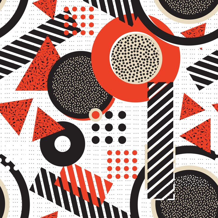 Photo geometric abstract pattern