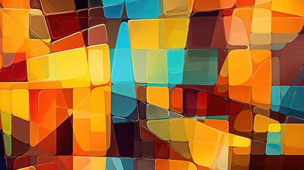 Geometric abstract shapes background