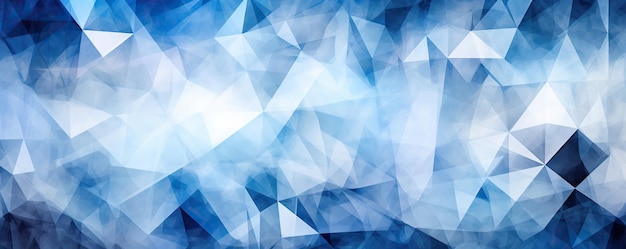 geometric abstract triangles Blue white