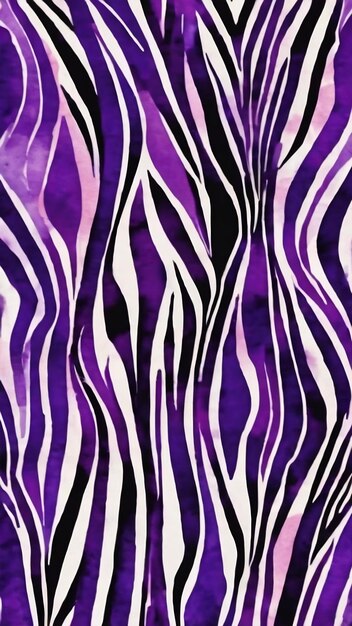 Geometric animal texture proton purple watercolor camouflage design abstract safari tile