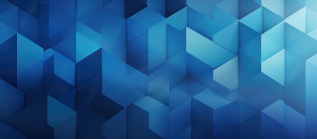 Geometric background in blue