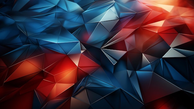 geometric background modern overlapping triangles