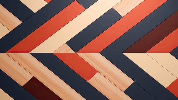 Geometric background with striped patterns top view