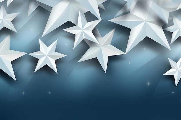 Photo geometric background with tessellating stars