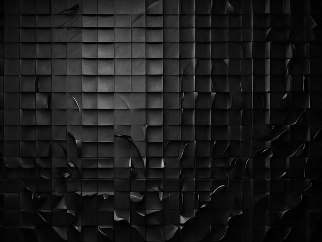 Photo geometric black 3d cubes for futuristic background future design