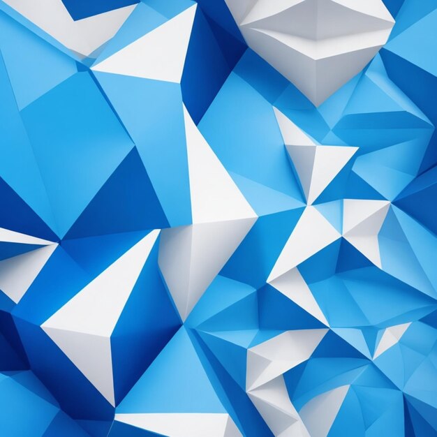 Photo geometric blue background