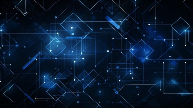 Photo geometric blueprint background