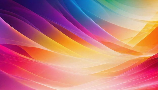 Geometric color wavy background