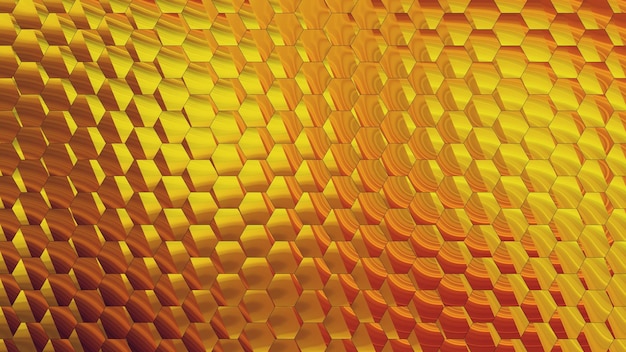 Geometric Colorful Hexagon Scale Abstract Glass Blur Background Wallpaper Design