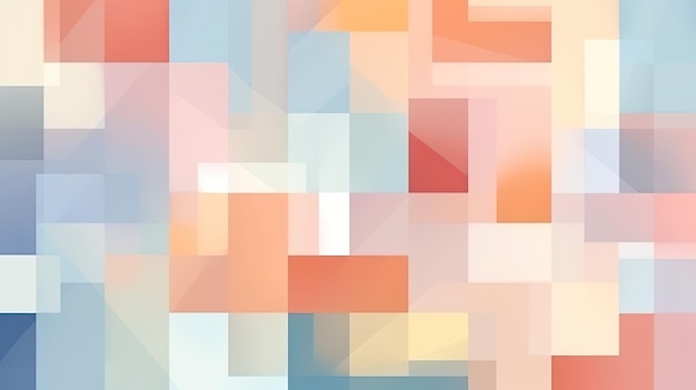 Geometric cubism background