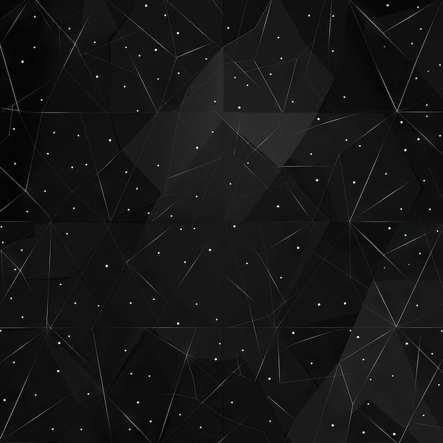 геометрический рисунок на черном фоне с белой звездой