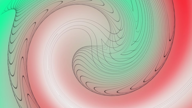 幾何学的なデジタル ライン アートの背景 抽象的な曲線の幾何学的な線のパターン
