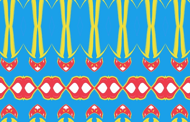 Geometric ethnic pattern seamless design for background or wallpaperSeamless pattern with stylized