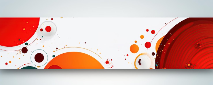 फोटो geometric flat design banner template ai generated image