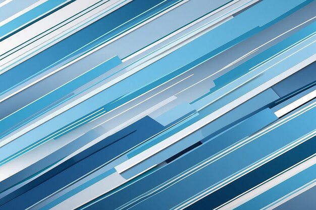 Photo geometric horizontal background with stripes in 2022 year blue hue vector image for header