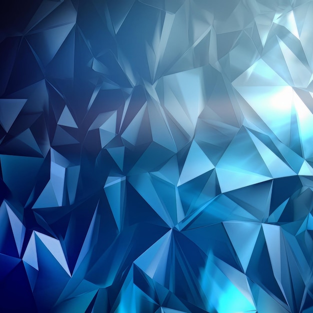 Photo geometric lowpoly background with light