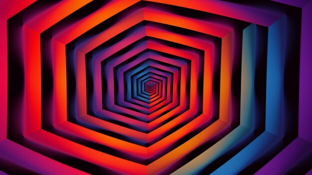 Foto fondo di illusione ottica geometrica