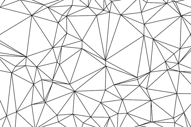Geometric Outline Abstract Background Low Poly Design