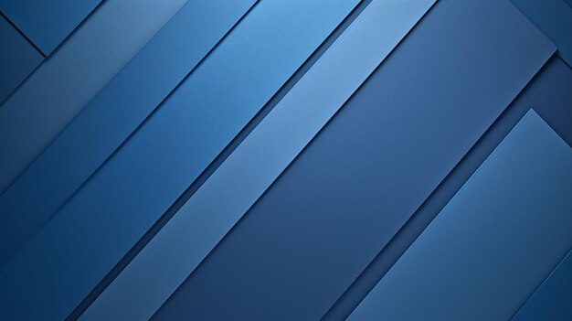 Geometric paper shapes on abstract blue background