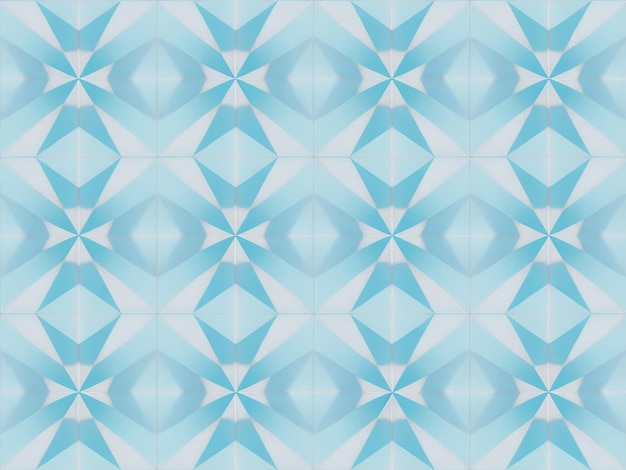 geometric pattern beautiful blue background