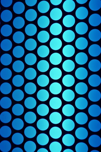 Geometric pattern of the ceiling in vibrant blue color