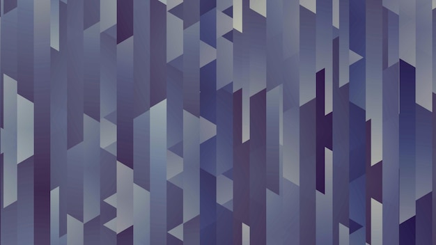 a geometric pattern of triangles in blue and purple.