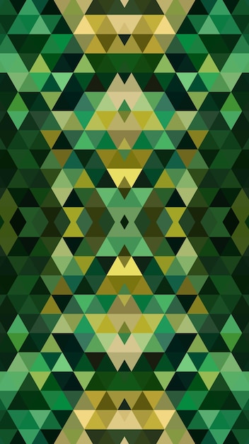 a geometric pattern of triangles with a geometrical triangle on the bottom
