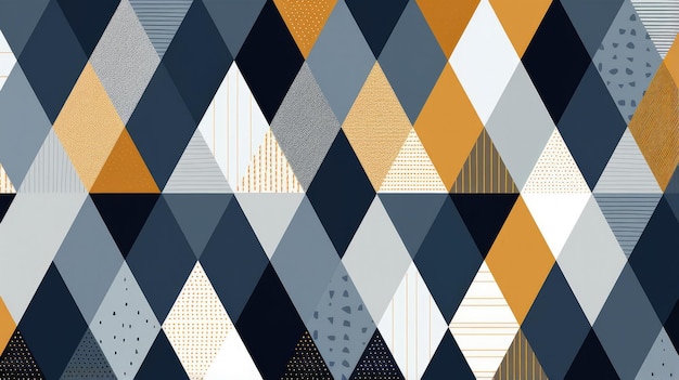 Geometric patterns inspired by Scandinavian textile style