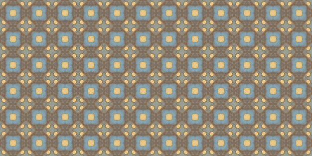 Geometric seamless pattern in retro style