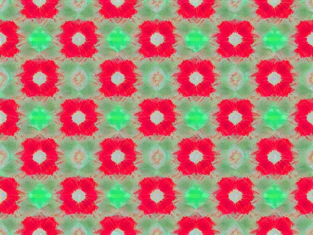 Geometric seamless patterns of red and green colors wallpaper download