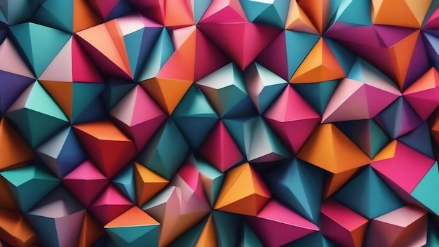 Geometric shapes background simple and strong pattern 3d illustration